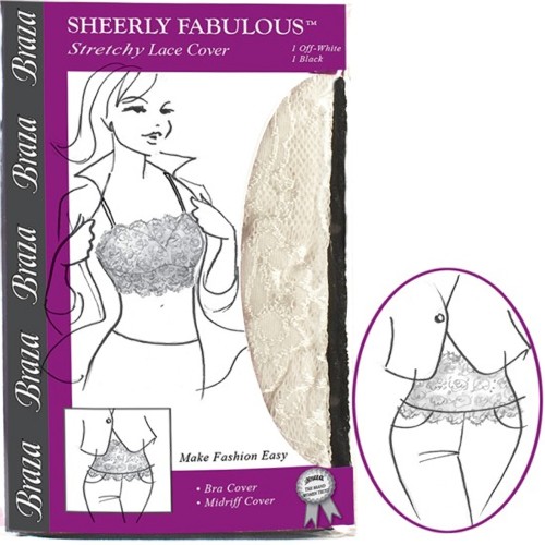 Braza Sheerly Fabulous Lace Bra Cover Package
