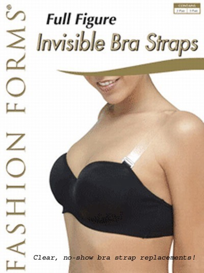 Fashion Forms Full Figure Invisible Bra Straps Style 55401
