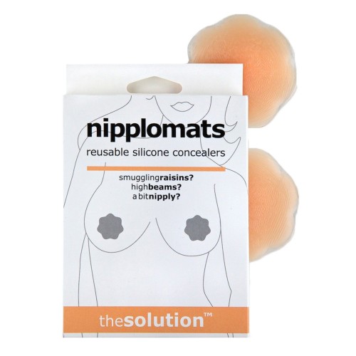 Solutions That Stick Nipplomats Reusable Silicone Nipple Covers  Package