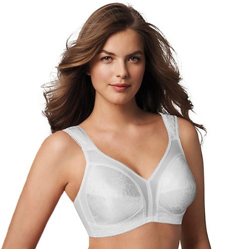 Playtex Cushioned Straps Soft Cup Bra White Front