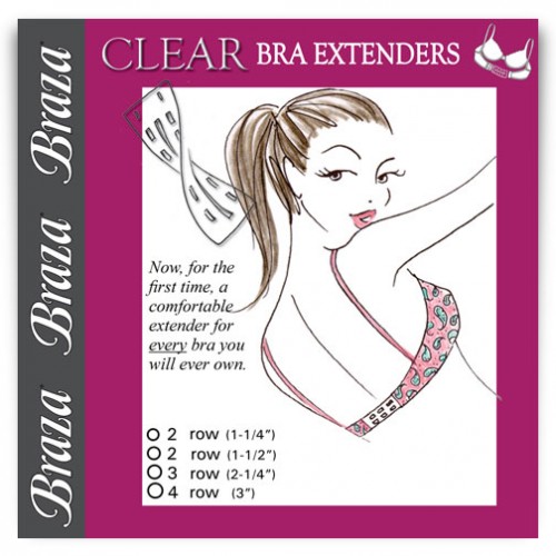 Braza Clear Bra Extenders Style 5000