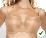 There’s no pain or discomfort from the bra.
